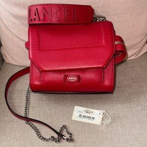 Lancel Gorgeous Red Crossbody